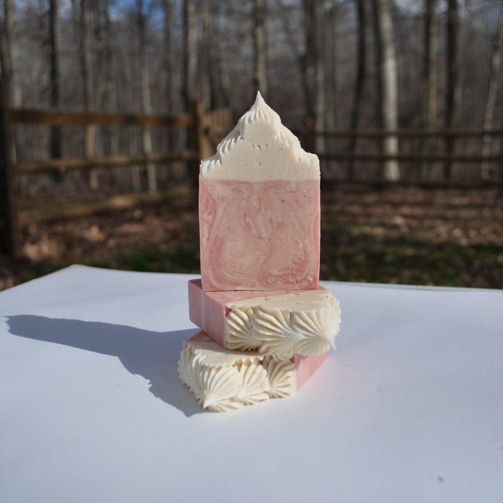 Frosted Peppermint Goat Milk Soap